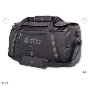 Stio Basin XT 55 liter black duffle bag